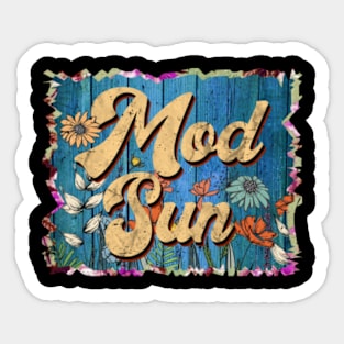 Retro Mod Name Flowers Limited Edition Proud Classic Styles Sticker